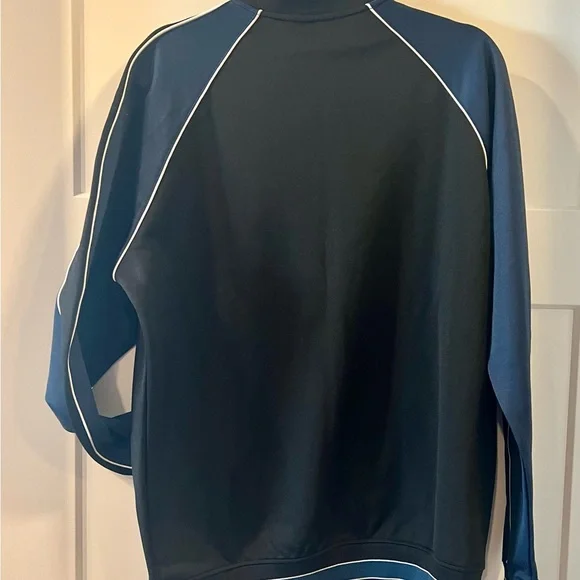 The Kooples Black and Navy Bomber Jacket - Picture 4 of 4